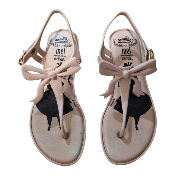 MELISSA "Alice in Wonderland" Pale Pink Sandals, Size 35 - Picture 2 of 12